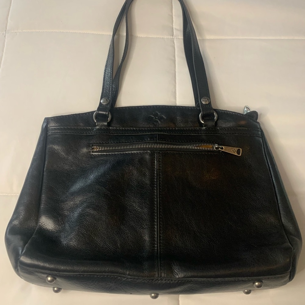 Patricia Nash Poppy Smooth Leather Shoulder Bag *EUC*